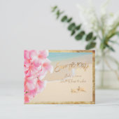 PixDezines/save日付/ヴィンテージハワイ 案内ポストカード (スタンド正面)