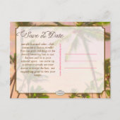 PixDezines/save日付/ヴィンテージハワイ 案内ポストカード (裏面)