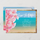 PixDezines/save日付/ヴィンテージハワイ 案内ポストカード (正面/裏面)