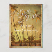 PixDezines/save日付/ヴィンテージハワイ 案内ポストカード (正面)