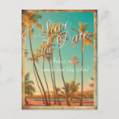 PixDezines/save日付/ヴィンテージハワイ 案内ポストカード (正面)