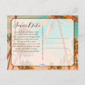 PixDezines/save日付/ヴィンテージハワイ 案内ポストカード (裏面)