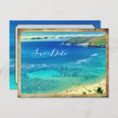 PixDezines/save日付/ヴィンテージ花馬湾 案内ポストカード (正面/裏面)