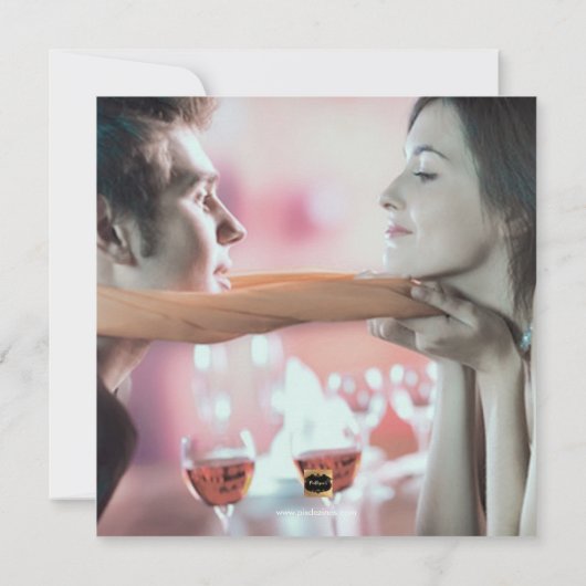 PixDezines Save 日付/ブラックマーブル/フェイクゴールド セーブザデート (裏面)