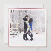 PixDezines SAVE DATE|BLUSH PINK FUN SCRIPT セーブザデート (裏面)