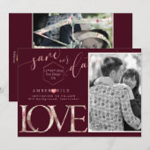 PixDezines Save Date/ Botanical Love セーブザデート (正面/裏面)