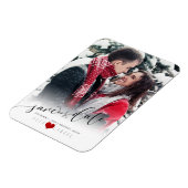 PixDezines Save the Date/ファンシー スクリプト マグネット (左側)