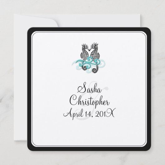 PixDezines seahoos/diy背景+フォント 招待状 (正面)