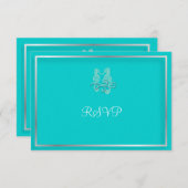 PixDezines Seahose RSVPs 出欠カード (正面/裏面)