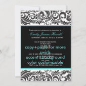 PixDezines Sgaritial, Bellissimo Damask（PixDezines 招待状 (裏面)