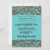 PixDezines Sgaritial, Bellissimo Damask(PixDezines 招待状 (裏面)