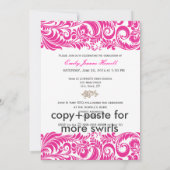 PixDezines Sgaritial, Bellissimo Damask（PixDezines 招待状 (裏面)