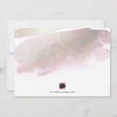 PixDezines SIP+SEE、モノグラム、プラチナ+赤面 案内状 (裏面)