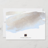 PixDezines SIP+SEE、モノグラム、プラチナ+青 案内状 (裏面)