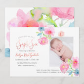 PixDezines SIP+SEE, 水彩花束 案内状 (正面/裏面)