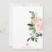 PixDezines SIP+SEE、赤面WATERCOLOR FLOWERS 案内状 (裏面)