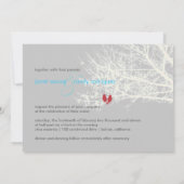 PixDezines SNOW BIRDS/WINTER/DIYカラー 招待状 (裏面)