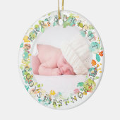 PixDezines sophieの庭の写真 / DIY フレーム 色 セラミックオーナメント (左)