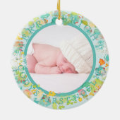 PixDezines sophieの庭の写真 / DIY フレーム 色 セラミックオーナメント (裏面)