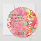 PixDezines sophieの庭/バットミッツヴァ 招待状 (裏面)