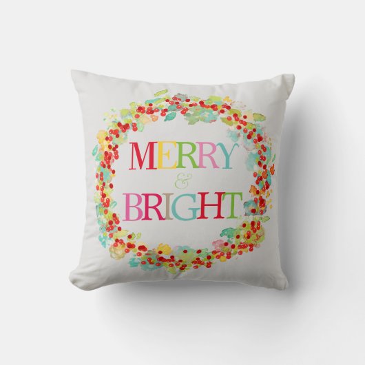 PixDezines sophieの庭/diy文字+bckgrnd クッション (正面)