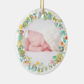 PixDezines sophie'ガーデンフォト/DIYフレームカラー セラミックオーナメント (右)