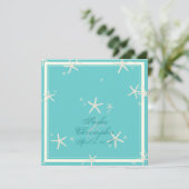 PixDezines starfish/diy背景色 招待状 (スタンド正面)