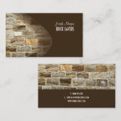PixDezines Stonemasons、石工 名刺 (正面/裏面)