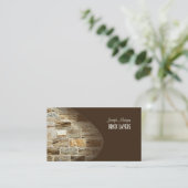 PixDezines Stonemasons、石工 名刺 (スタンド正面)