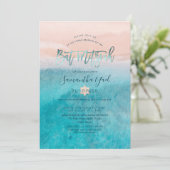 PixDezines Surfs Upビーチバルミツワー招待状 招待状 (スタンド正面)