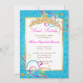 PixDezines Sweet 16/レインボースワールズ 招待状 (裏面)