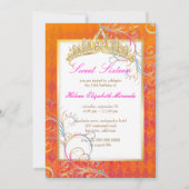 PixDezines Sweet 16/レインボースワール 招待状 (裏面)