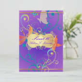 PixDezines Sweet 16/Butterfiles/Swarls/Dragonbles 招待状 (スタンド正面)