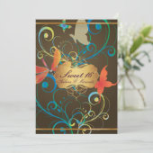 PixDezines Sweet 16/Butterfiles/Swarls/Dragonbles 招待状 (スタンド正面)