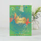 PixDezines Sweet 16/Butterfiles/Swarls/Dragonbles 招待状 (スタンド正面)