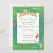 PixDezines Sweet 16/Butterfiles/Swarls/Dragonbles 招待状 (裏面)