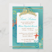 PixDezines Sweet 16/Butterfiles/Swarls/Dragonbles 招待状 (裏面)