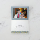 PixDezines Tallits（ユダヤ教の）バル・ミツバーyou/DIYcolor サンキューカード (内部)