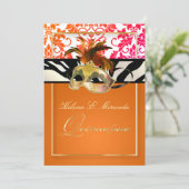 PixDezines Tanza Damask/キンセアニェラ/ゼブラ 招待状 (スタンド正面)