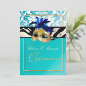 PixDezines Tanza Damask/キンセアニェラ/ゼブラ 招待状 (スタンド正面)