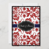 PixDezines Tanza Damask/DIYカラー！!! 招待状 (裏面)