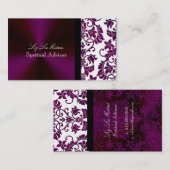 PixDezines Tanza Damask/DIY背景色 名刺 (正面/裏面)