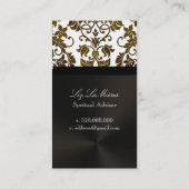 PixDezines Tanza Damask/DIY背景/白 名刺 (裏面)