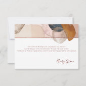 PixDezines THANK YOUバルミツワー水彩画 サンキューカード (裏面)