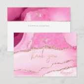 PixDezines THANK YOUバー（ユダヤ教の）バル・ミツバー水彩画 出欠カード (正面/裏面)