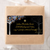 PixDezines tree of life/(ユダヤ教の)バル・ミツバー ラベル (インサイチュ)