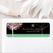 PixDezines tree of life/（ユダヤ教の）バル・ミツバー ラベル (インサイチュ)