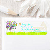 PixDezines tree of life/（ユダヤ教の）バル・ミツバー ラベル (インサイチュ)