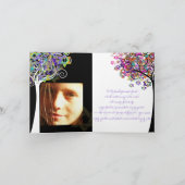 PixDezines tree of life/(ユダヤ教の)バル・ミツバー/DIYbackgrou カード (内部)