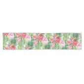 PixDezines Tropical Paradise Lush Floral Foliage ショートテーブルランナー (横)